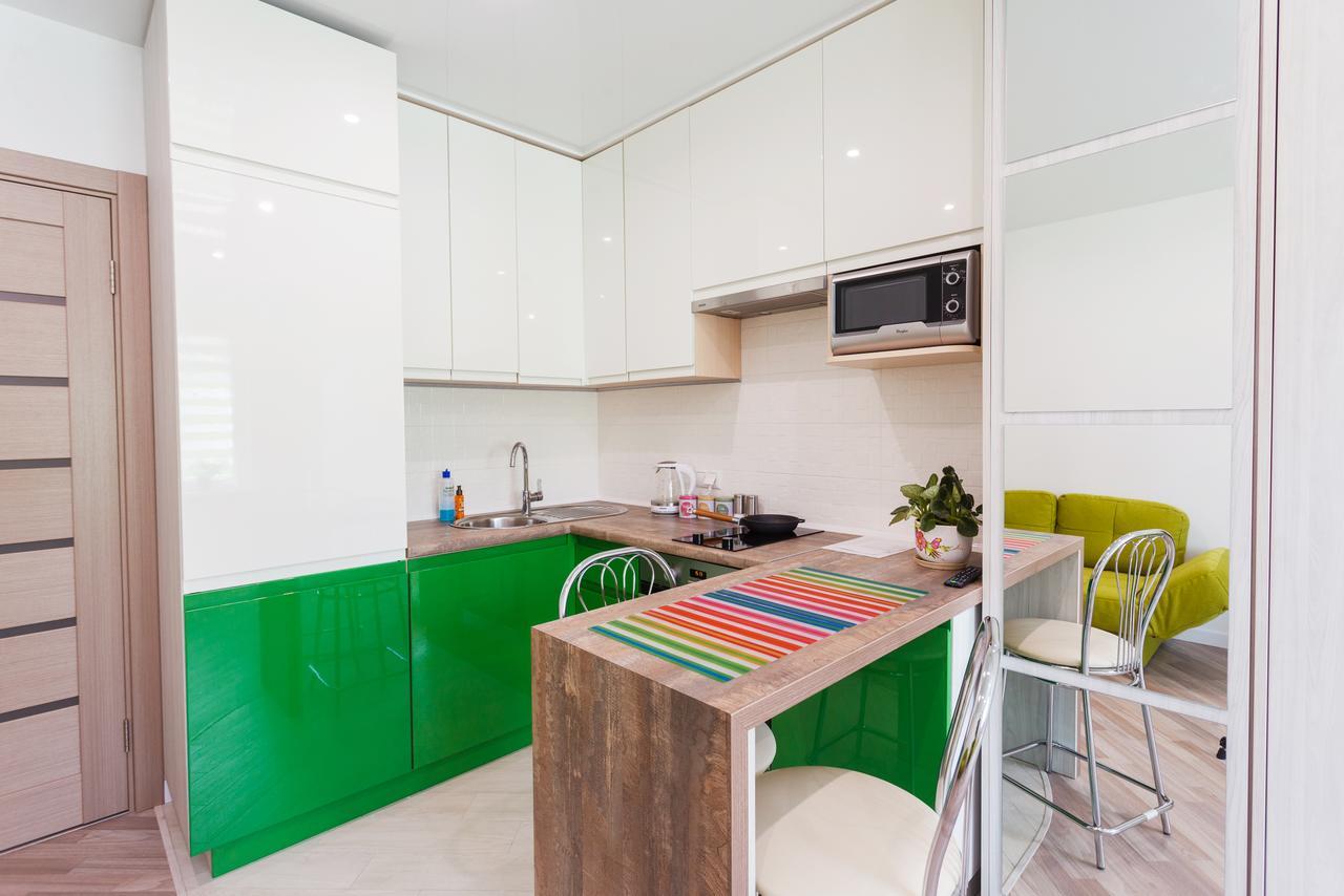 Modern Studio Apartments Kiev Bagian luar foto