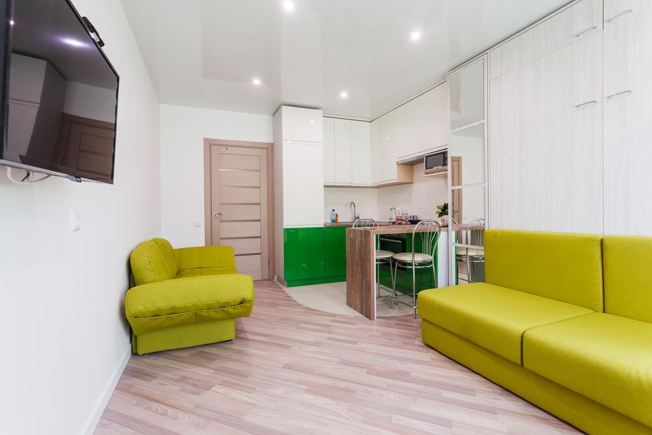 Modern Studio Apartments Kiev Bagian luar foto