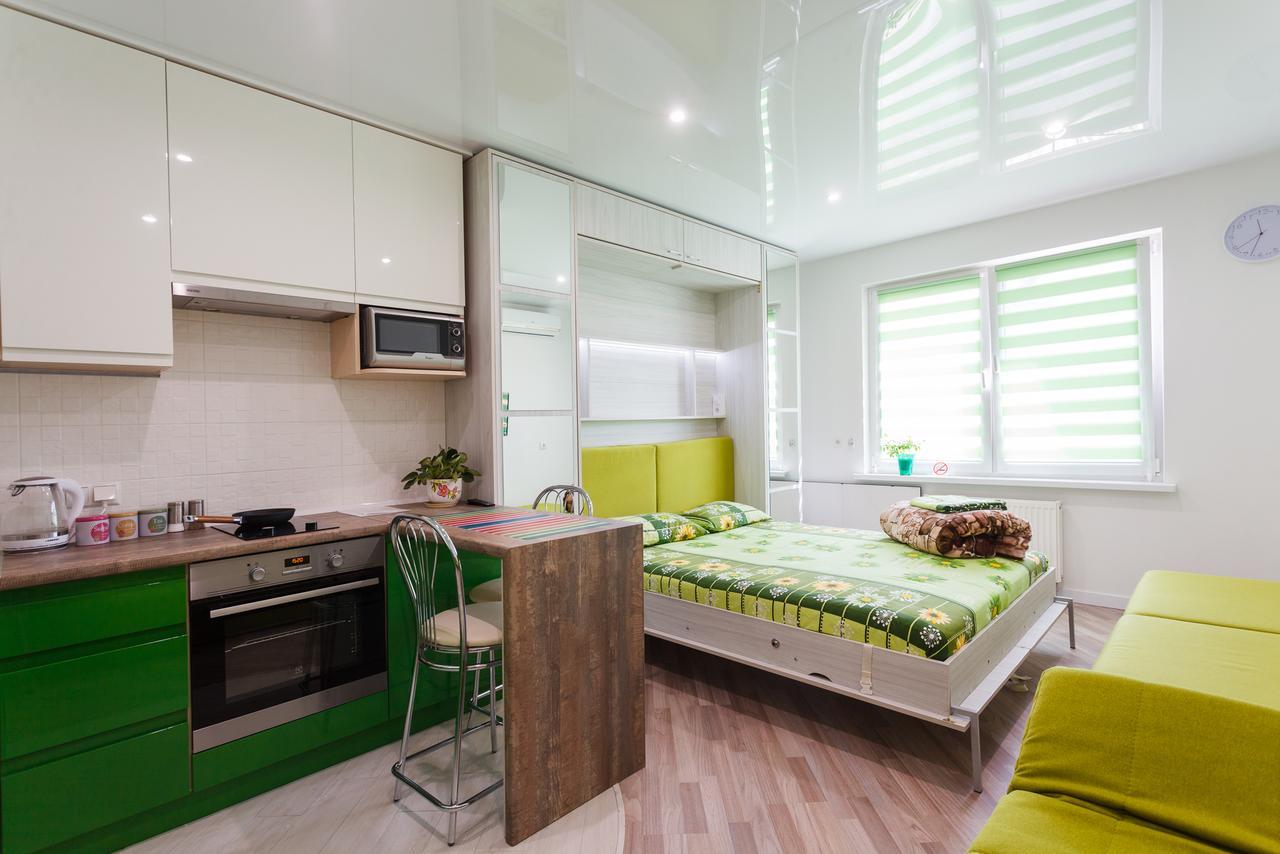 Modern Studio Apartments Kiev Bagian luar foto